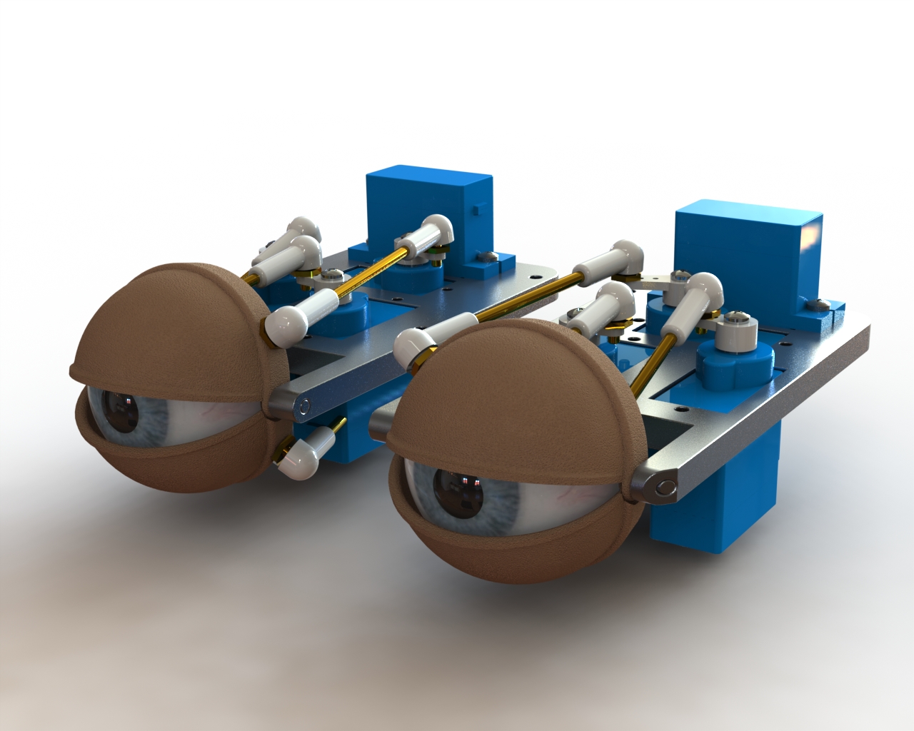 机器人眼睛气动控制装置